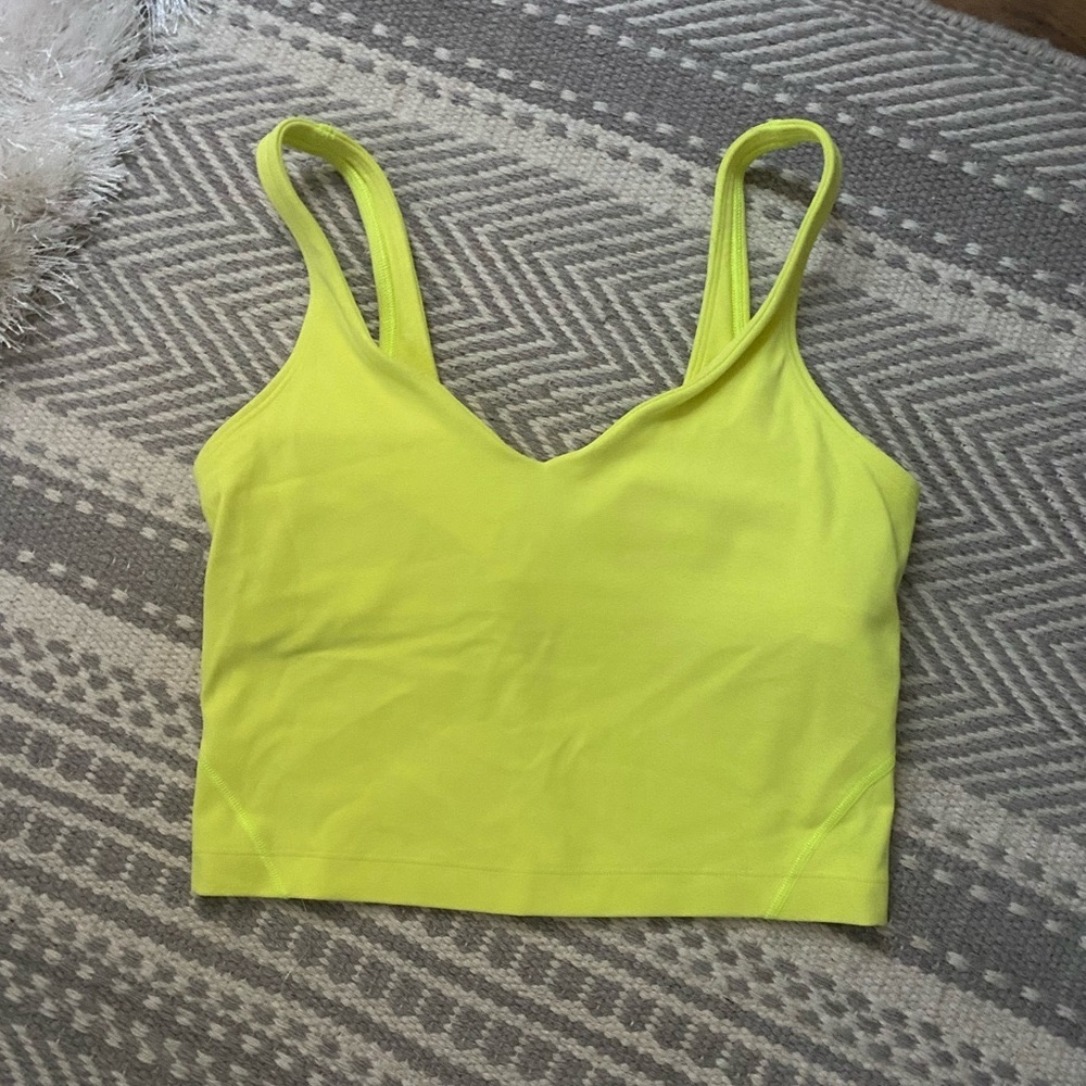 lululemon Align Tank in Electric Lemon